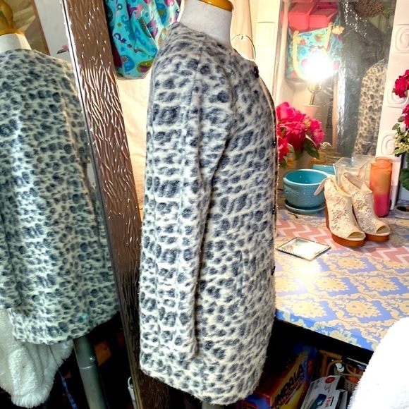 🌷CLEMENTS Ribeiro🌷Leopard Print Wool Coat​ - Picture 9 of 11